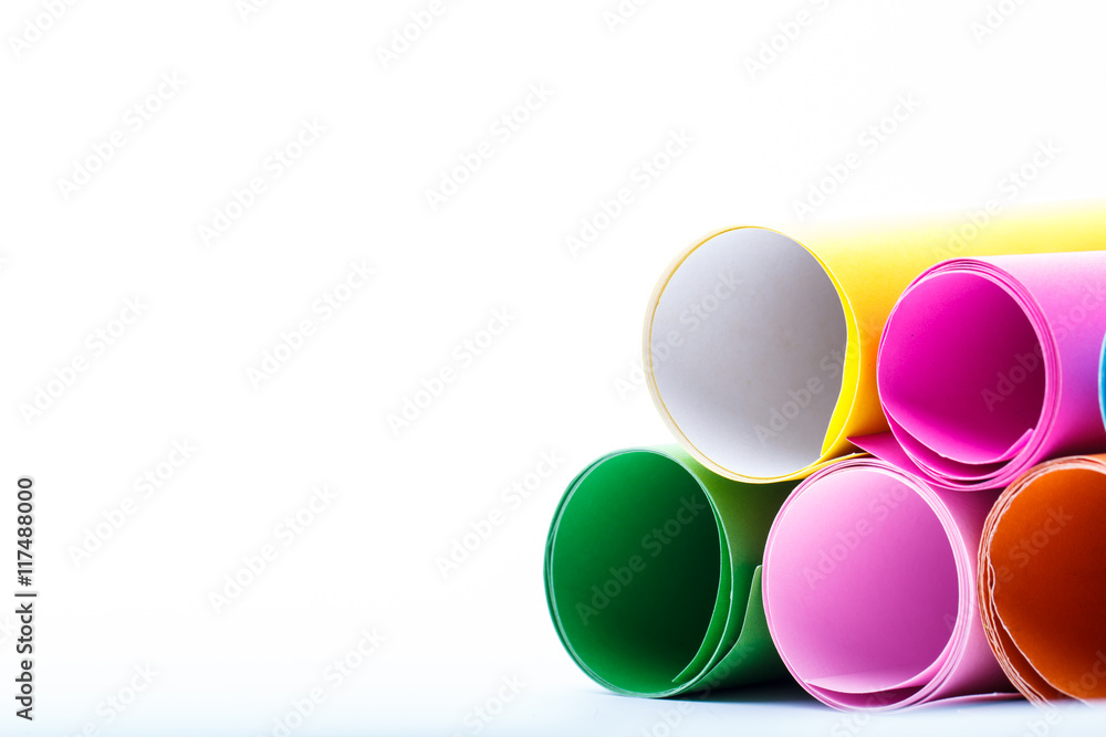 Rolls of color paper-2 Rolls of color paper-2