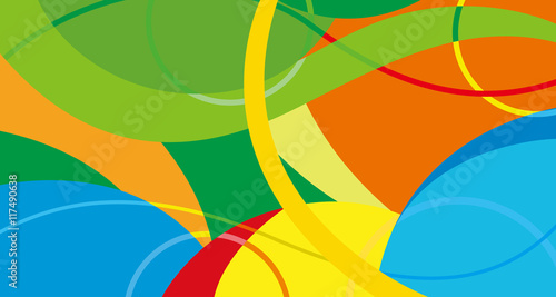 Rio vector color background, Brazil Summer 2016 Games in Rio de Janeiro , abstract colorful backdrop , sport games background 2016 photo