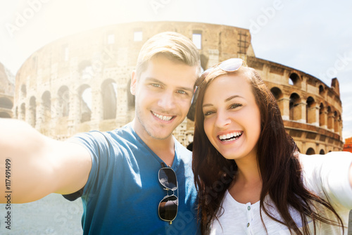 Portrait Of A Young Happy Couple