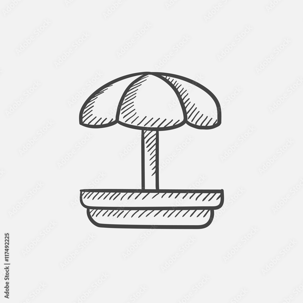 Playground sketch icon. Playground sketch icon.