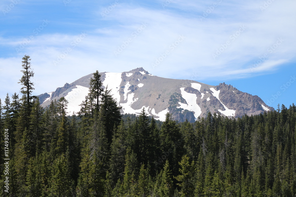 Mount Lassen In The Summer