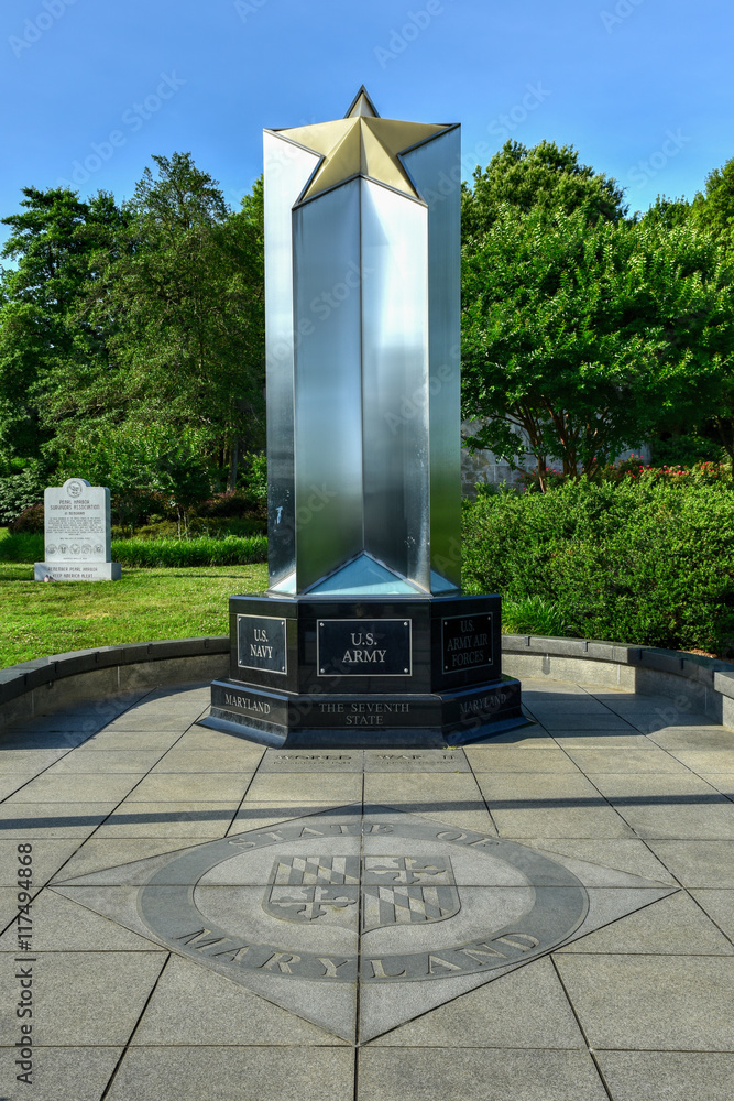 Fototapeta premium Maryland World War II Memorial