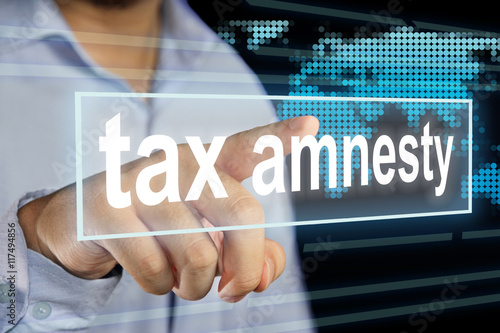 Εκτύπωση καμβά Tax Amnesty Issue Concept