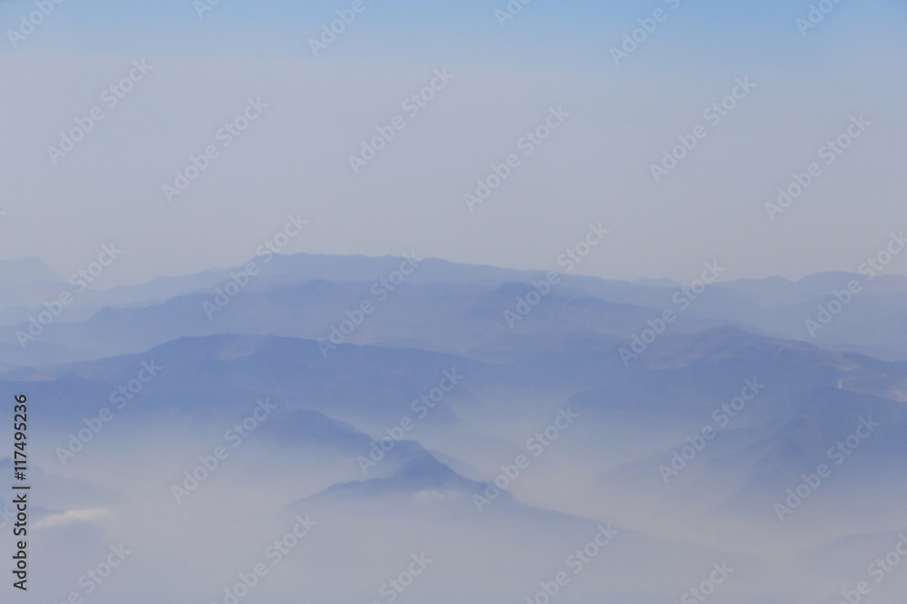 aerial view on Zagros Mountains in Iran aerial view on Zagros Mountains in Iran