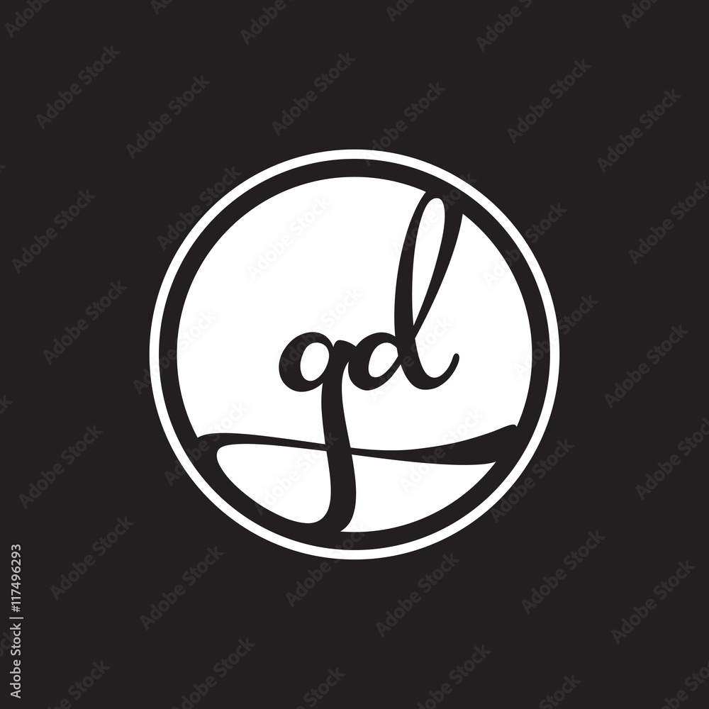 initial letter logo circle with ring white initial letter logo circle with ring white