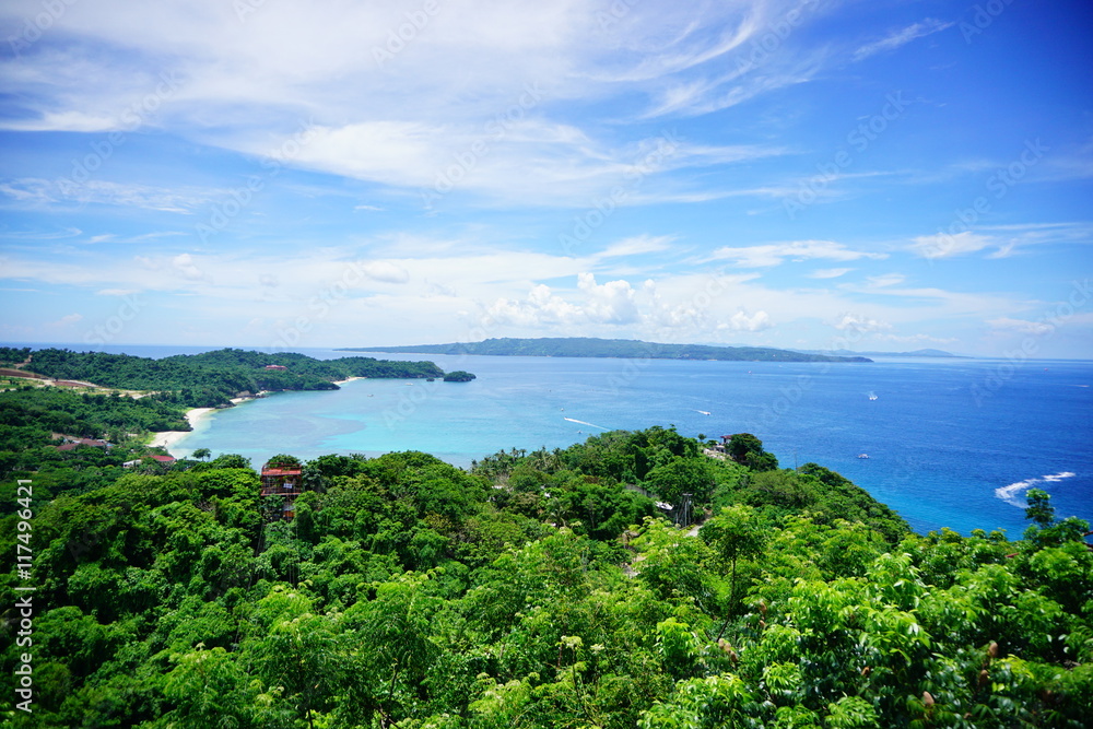 View From Mt Luho Viewpoit in Boracay Philippines View From Mt Luho Viewpoit in Boracay Philippines