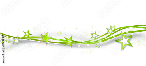 Welle Wellen Stern Sterne Weihnachten Band Banner