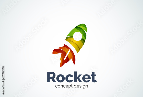 Rocket logo template