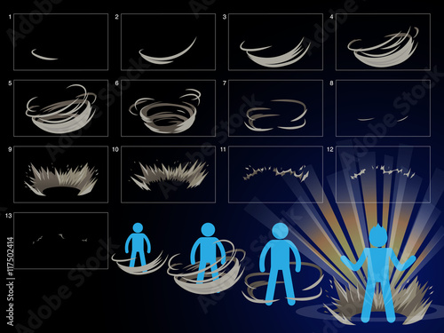 Super Power Effect Animation.
