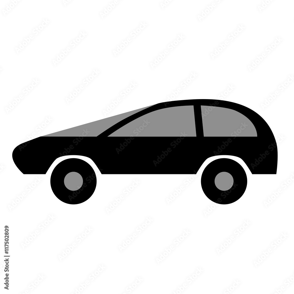 Passenger car icon 
