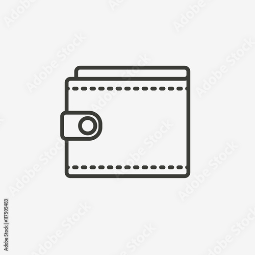 wallet outline icon