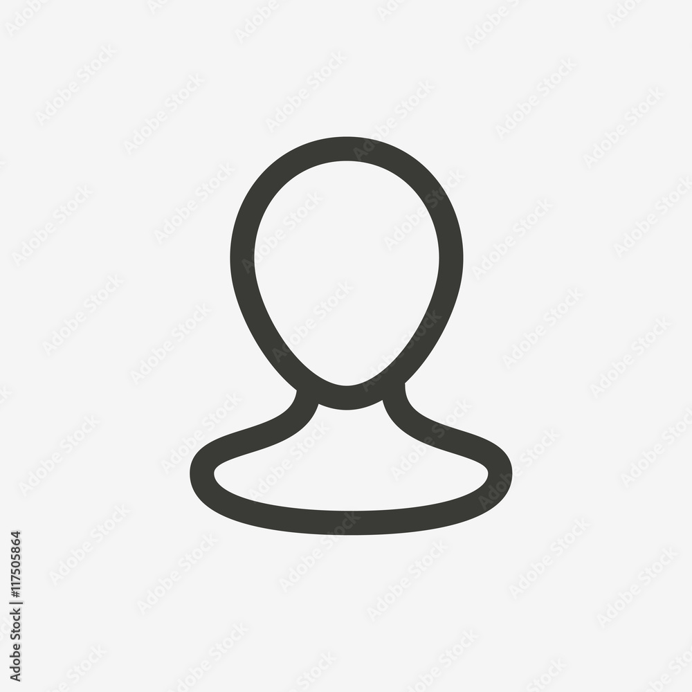 avatar outline icon avatar outline icon