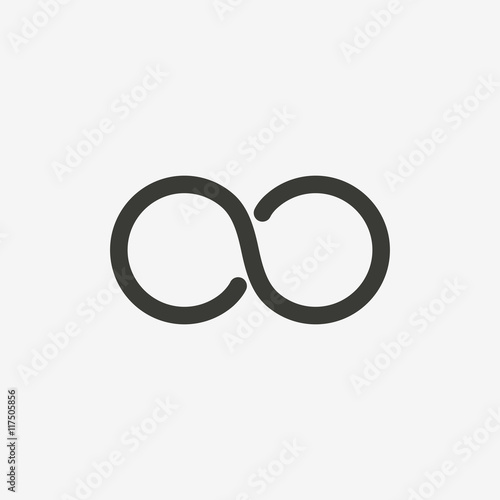 infinity sign icon