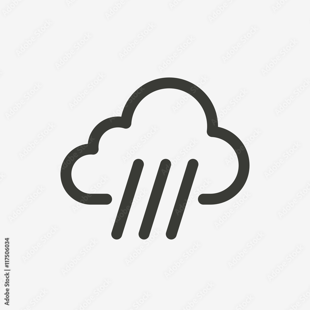 rain cloud icon rain cloud icon