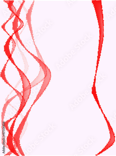 Ribbon Halftone Background