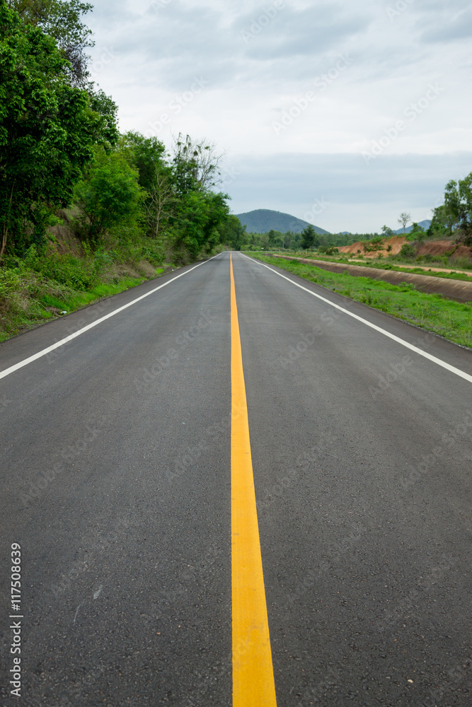 The country road