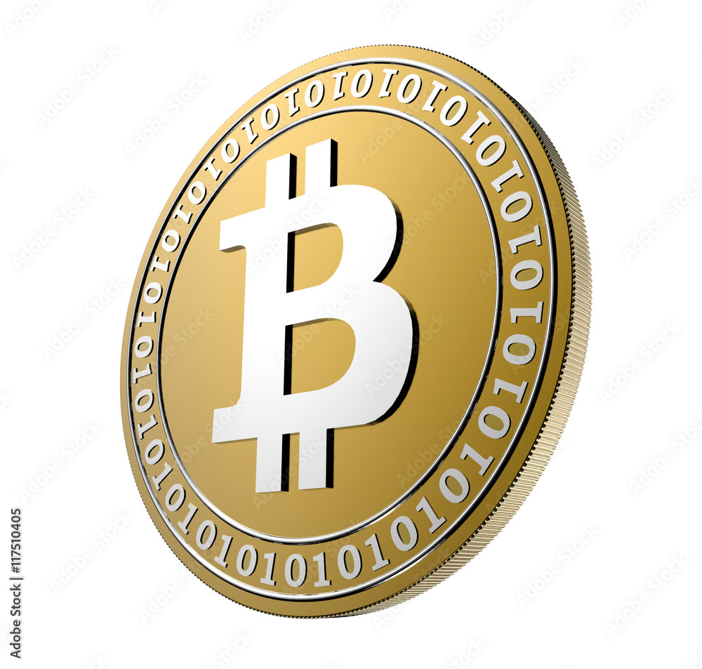 bitcoin isolated on white bitcoin isolated on white