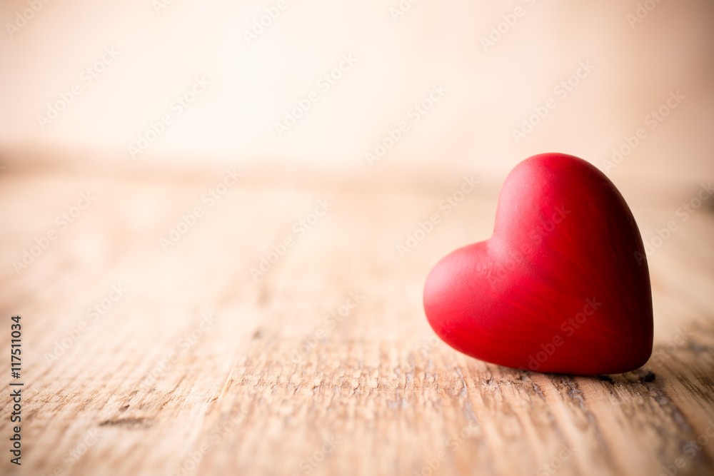 Fototapeta premium Red heart.