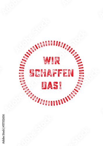 wir schaffen das!
