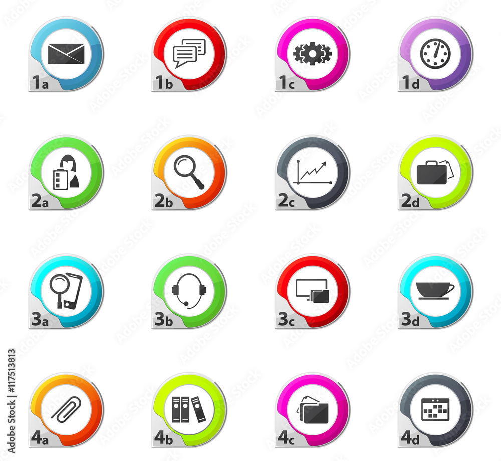 Office and Business icons set Office and Business icons set