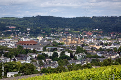 Blick auf Trier an der Mosel (Germany)