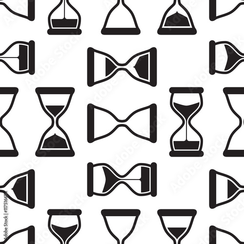 Seamless pattern collection with watches