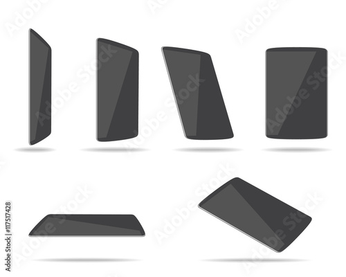 tablet computers different foreshortening
