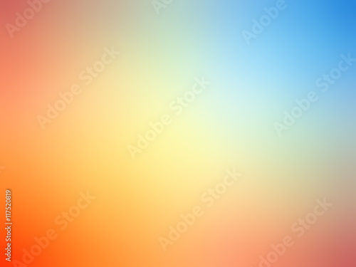 Abstract rainbow colored blurred background