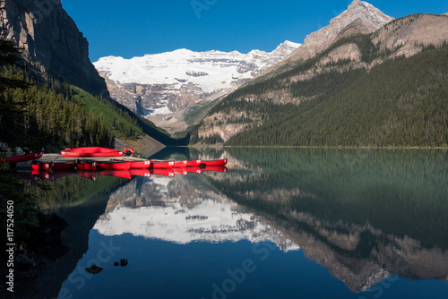 Lake Louise and Red Canoes