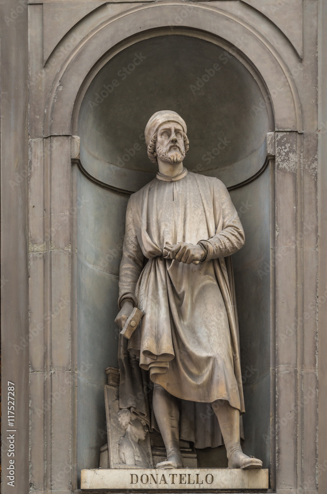 Florence has many famous and historical statues and sculptures within all its public areas