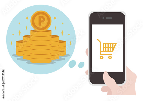 Use the points in the online shop