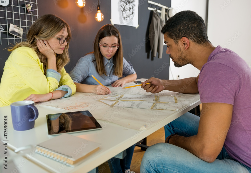 Obraz premium Start up team