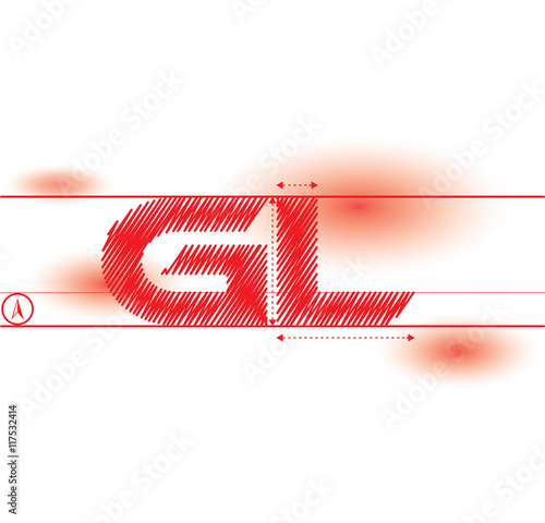 gl redprint font