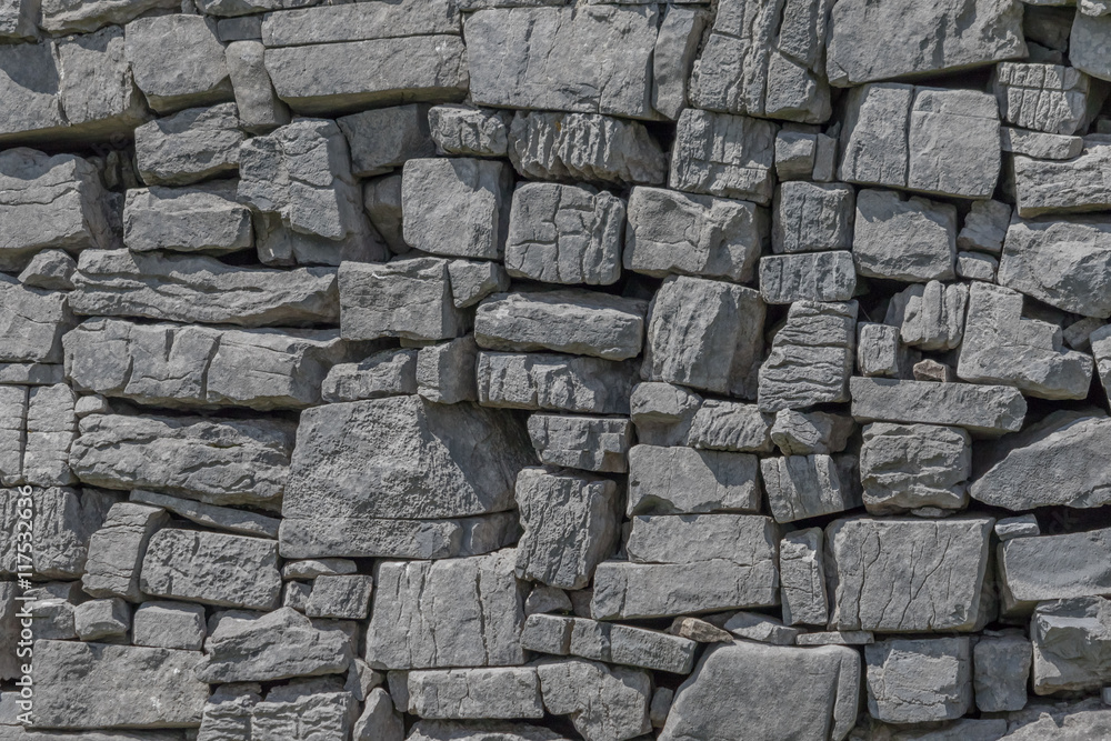 Fototapeta premium Kamienny mur zamku