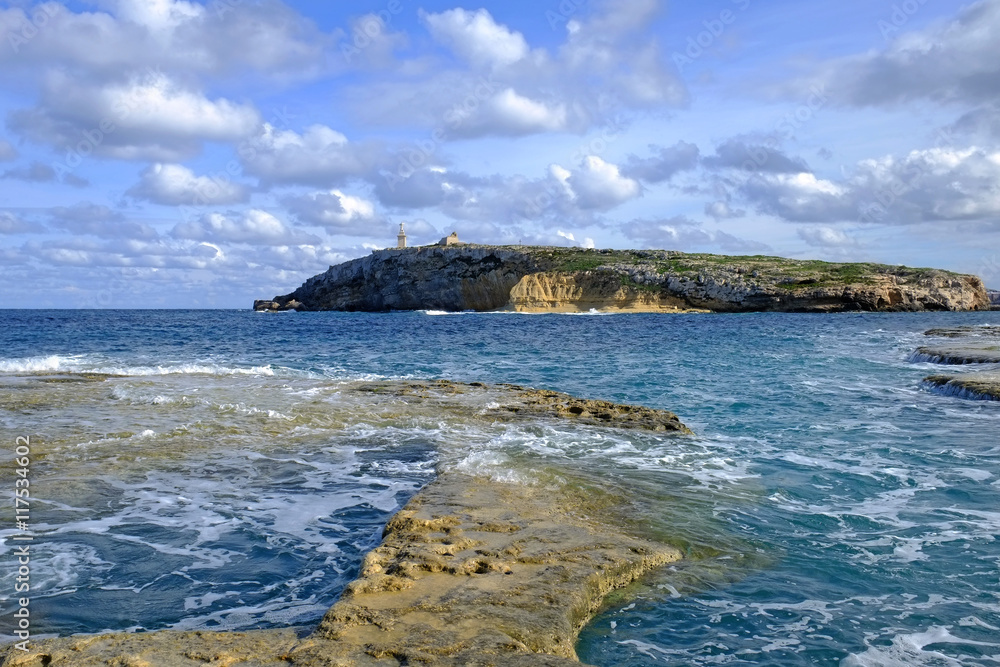 St Pauls Island off the north east coast of Malta 