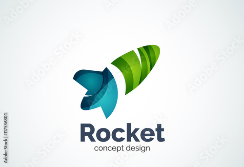 Rocket logo template
