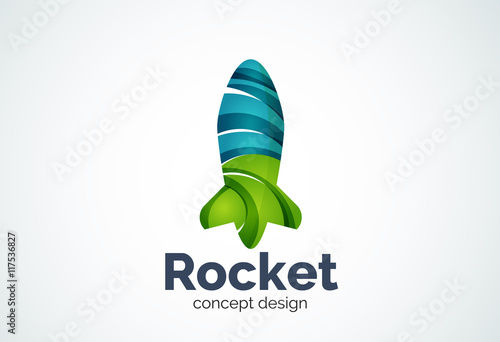 Rocket logo template