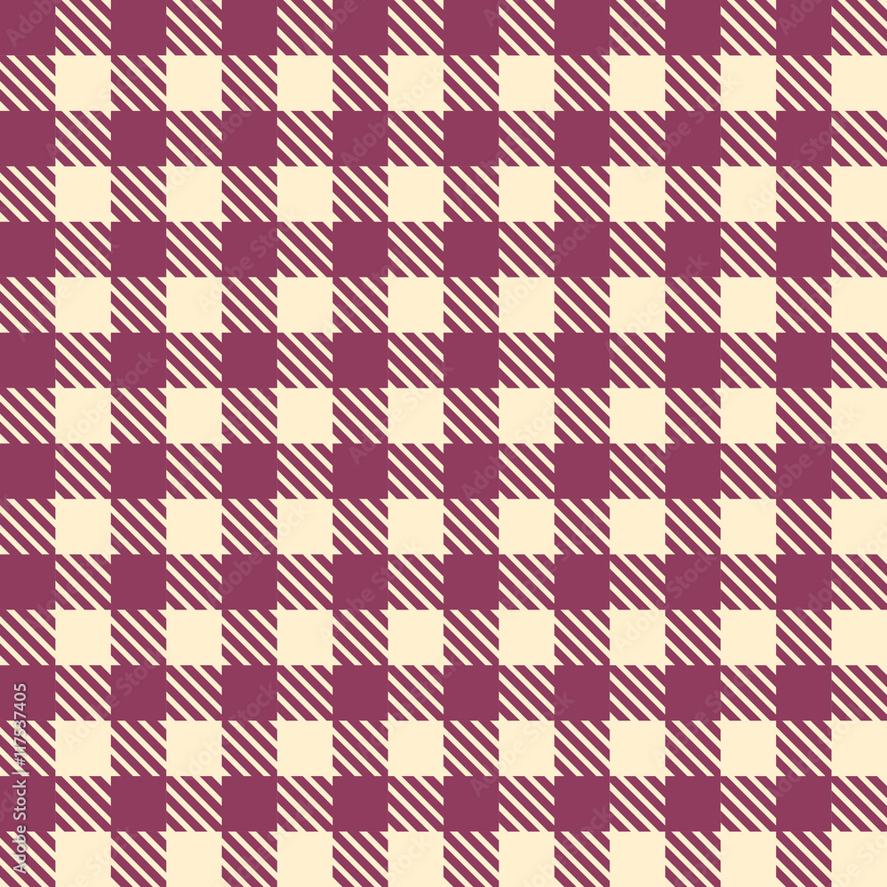 Seamless retro cream-pink square tablecloth Seamless retro cream-pink square tablecloth