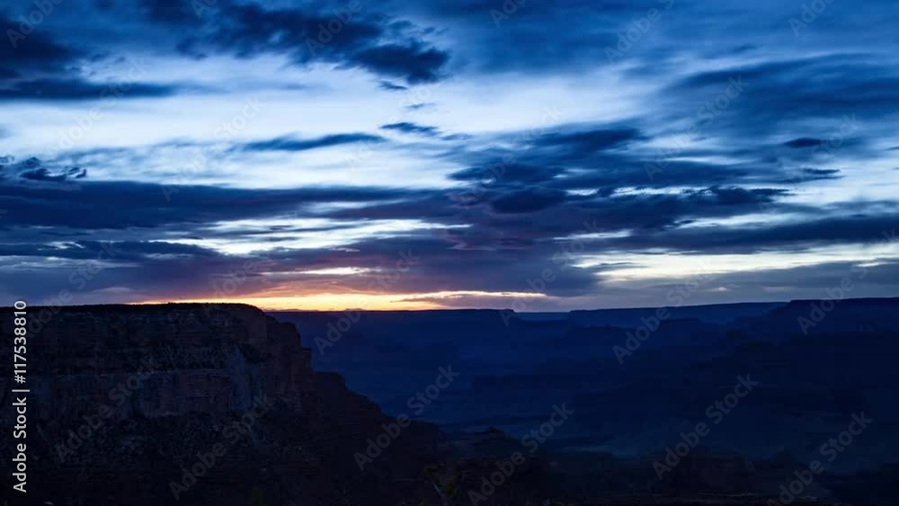 Grand Canyon Arizona Sunset Landscape South Rim Timelapse Grand Canyon Arizona Sunset Landscape South Rim Timelapse