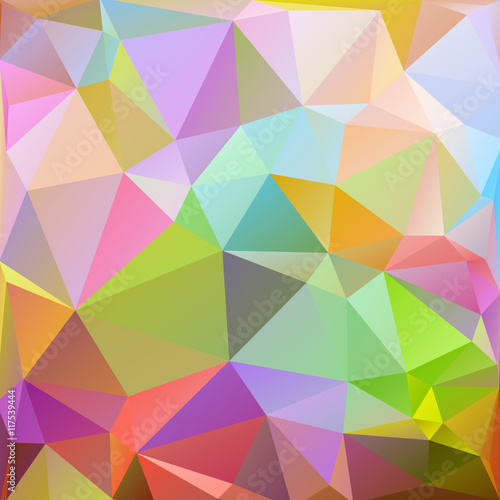 Color polygonal pattern