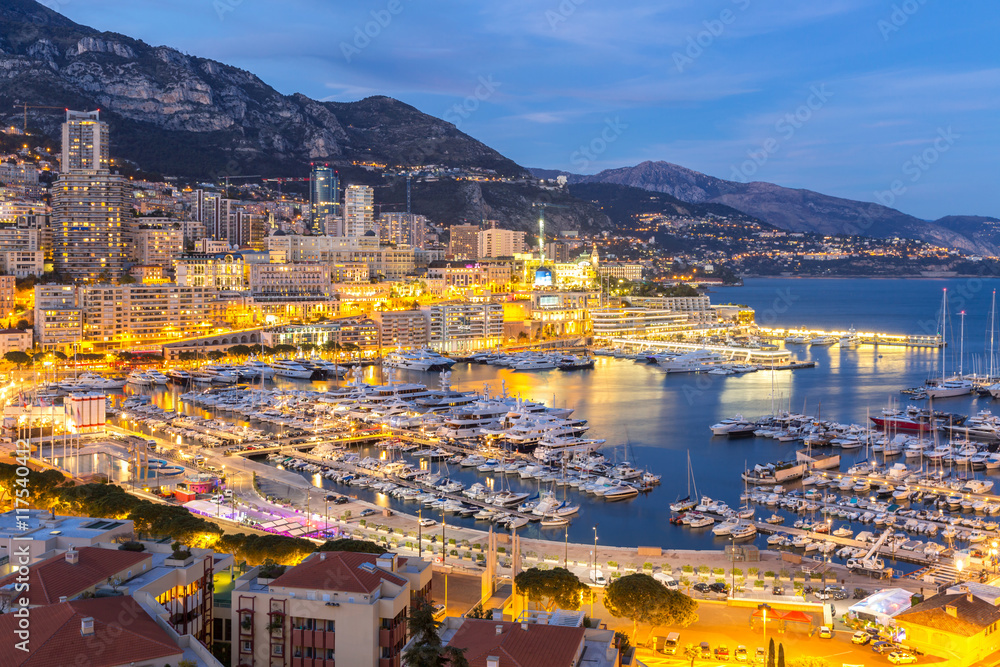 Monaco Monte Carlo harbour