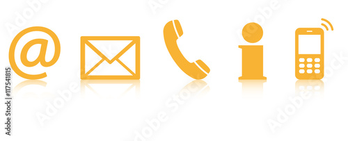 contact us icon set