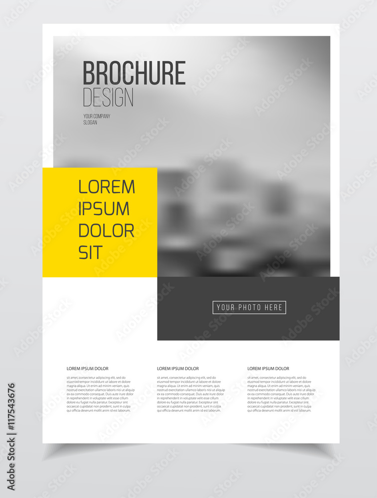 Abstract business Brochure design vector template in A4 size. Do Abstract business Brochure design vector template in A4 size. Do