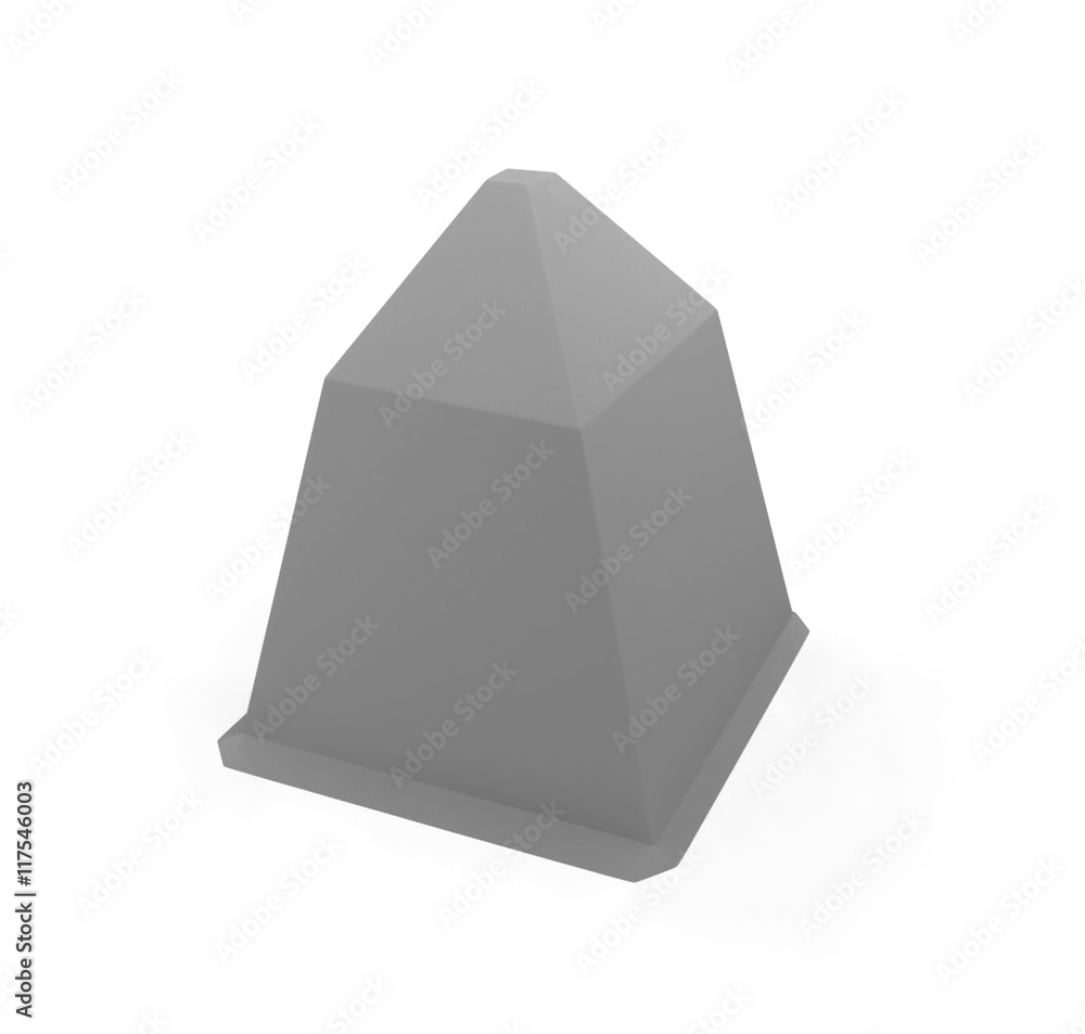 memorial stone grey - 3d illustration memorial stone grey - 3d illustration