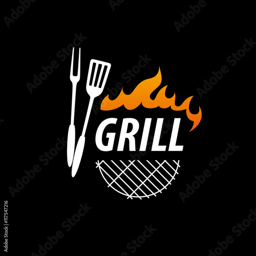 Barbecue party logo