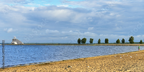 Nallikari, also known as Riviera of North, in Oulu. Beach photo