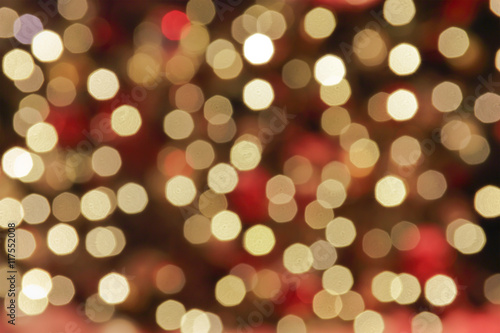 Christmas decorations (out of focus)