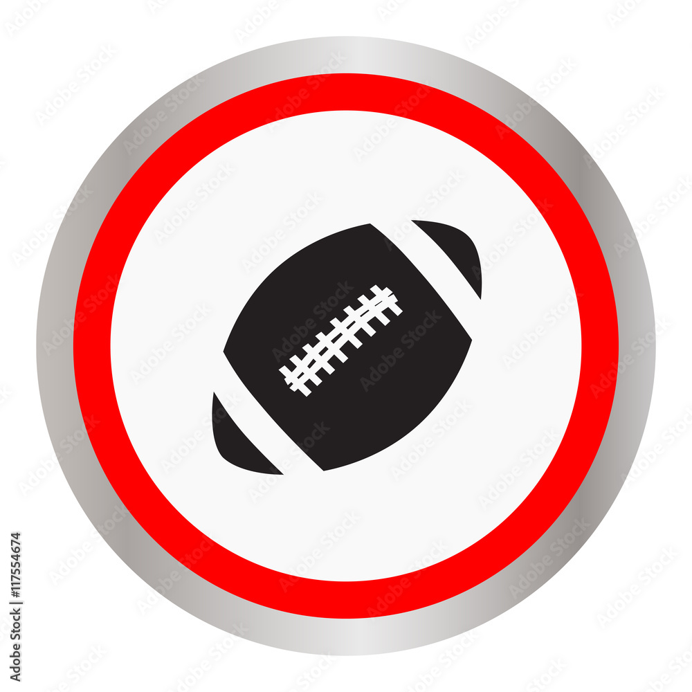 vector black Football icons on white background vector black Football icons on white background
