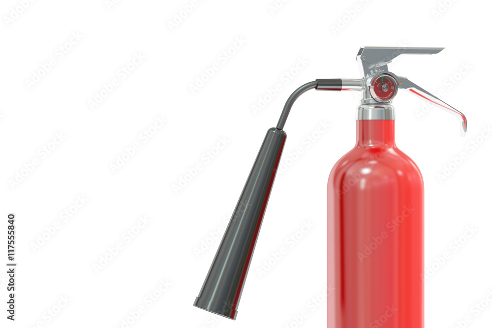 fire extinguisher, 3D rendering