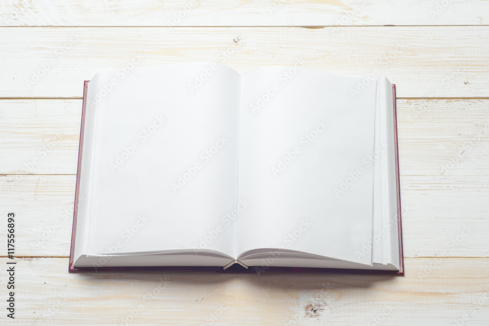 Open book on light table. Back to school. Copy space Open book on light table. Back to school. Copy space